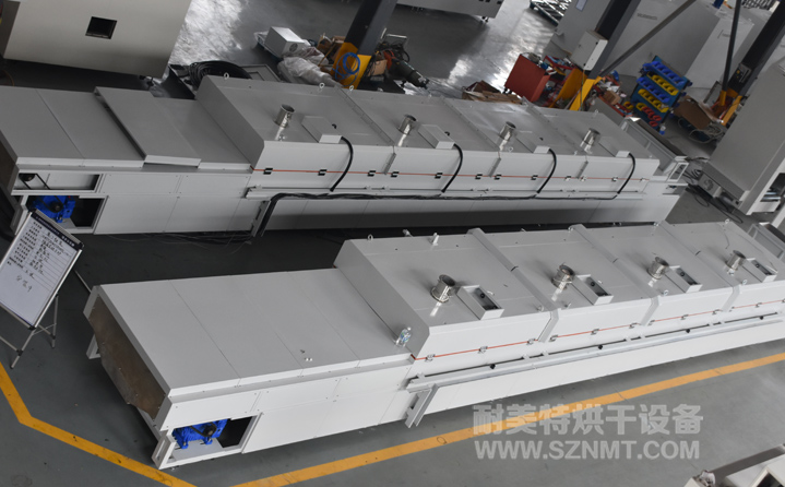 氮化铝造粒粉材料隧道式烘干炉
